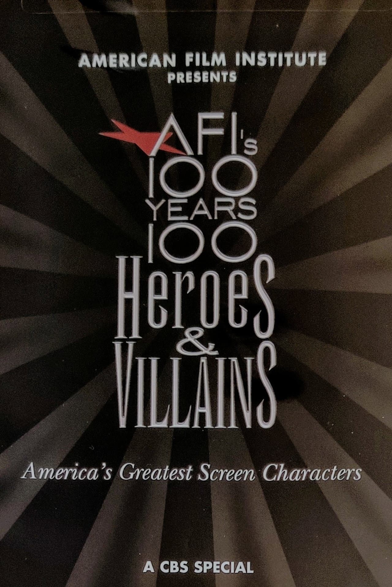 AFI's 100 Years... 100 Heroes & Villains preview 1