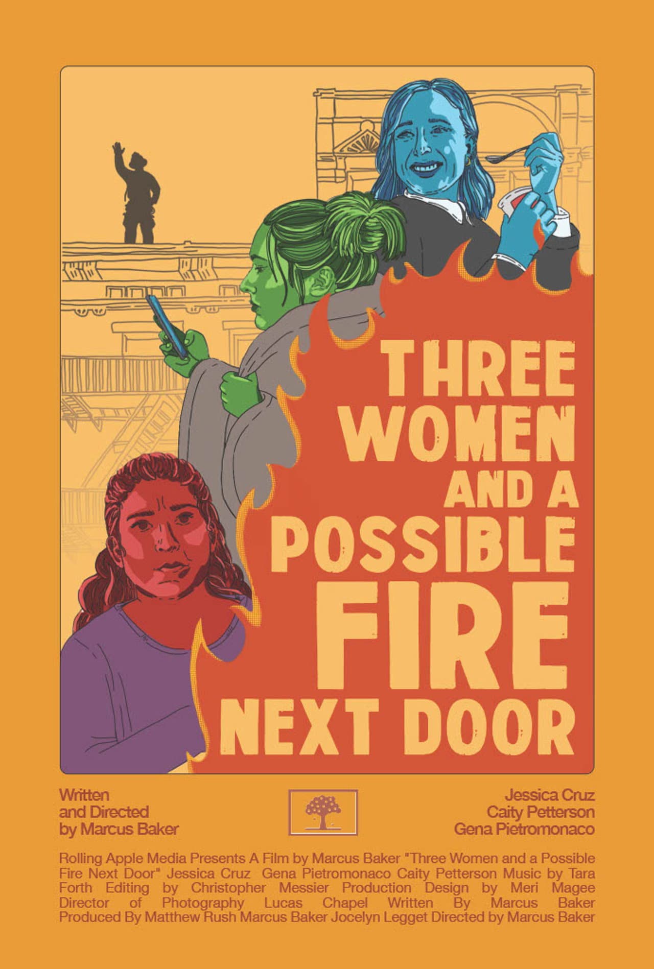 Three Women and a Possible Fire Next Door preview 1