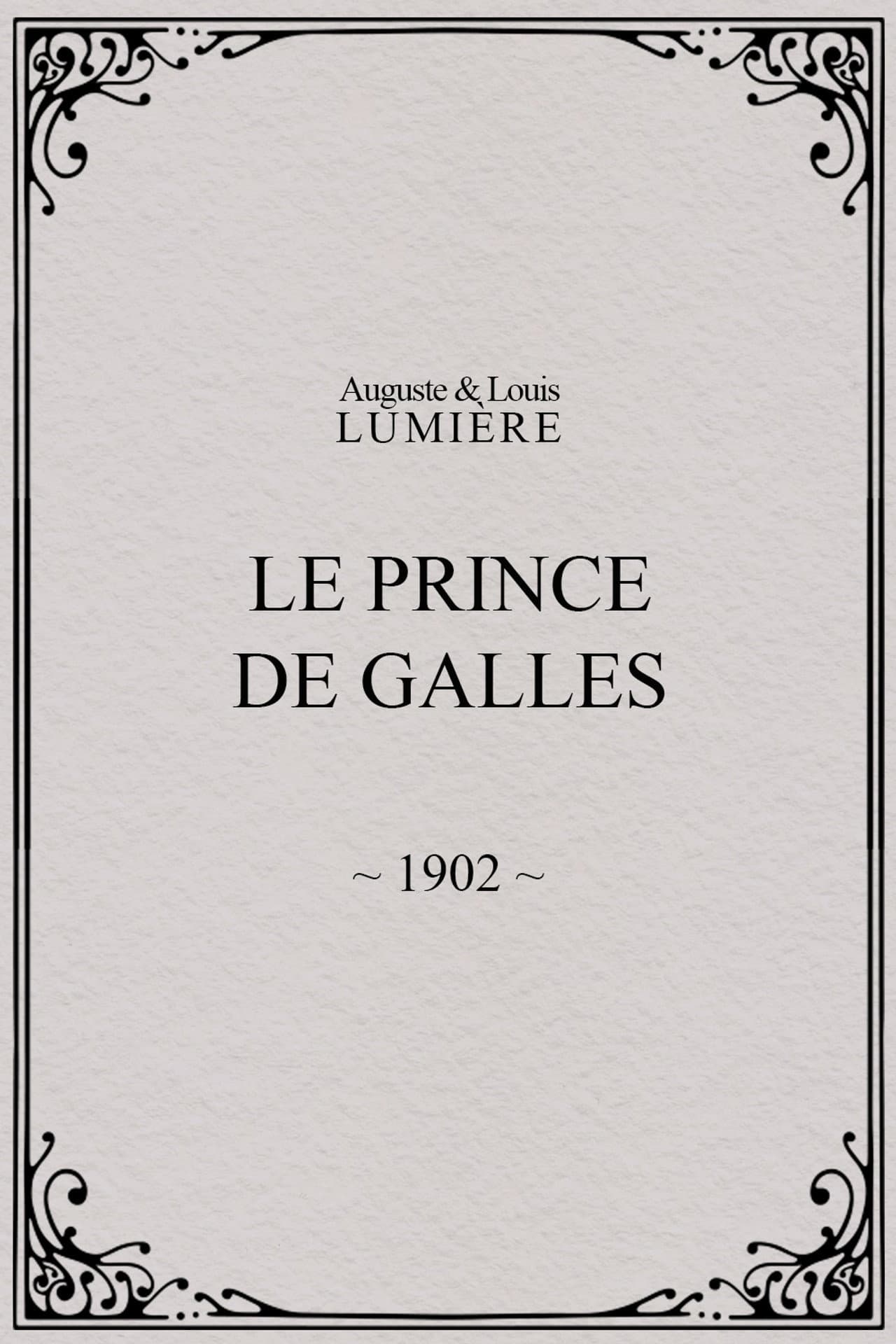 Le prince de Galles preview 1