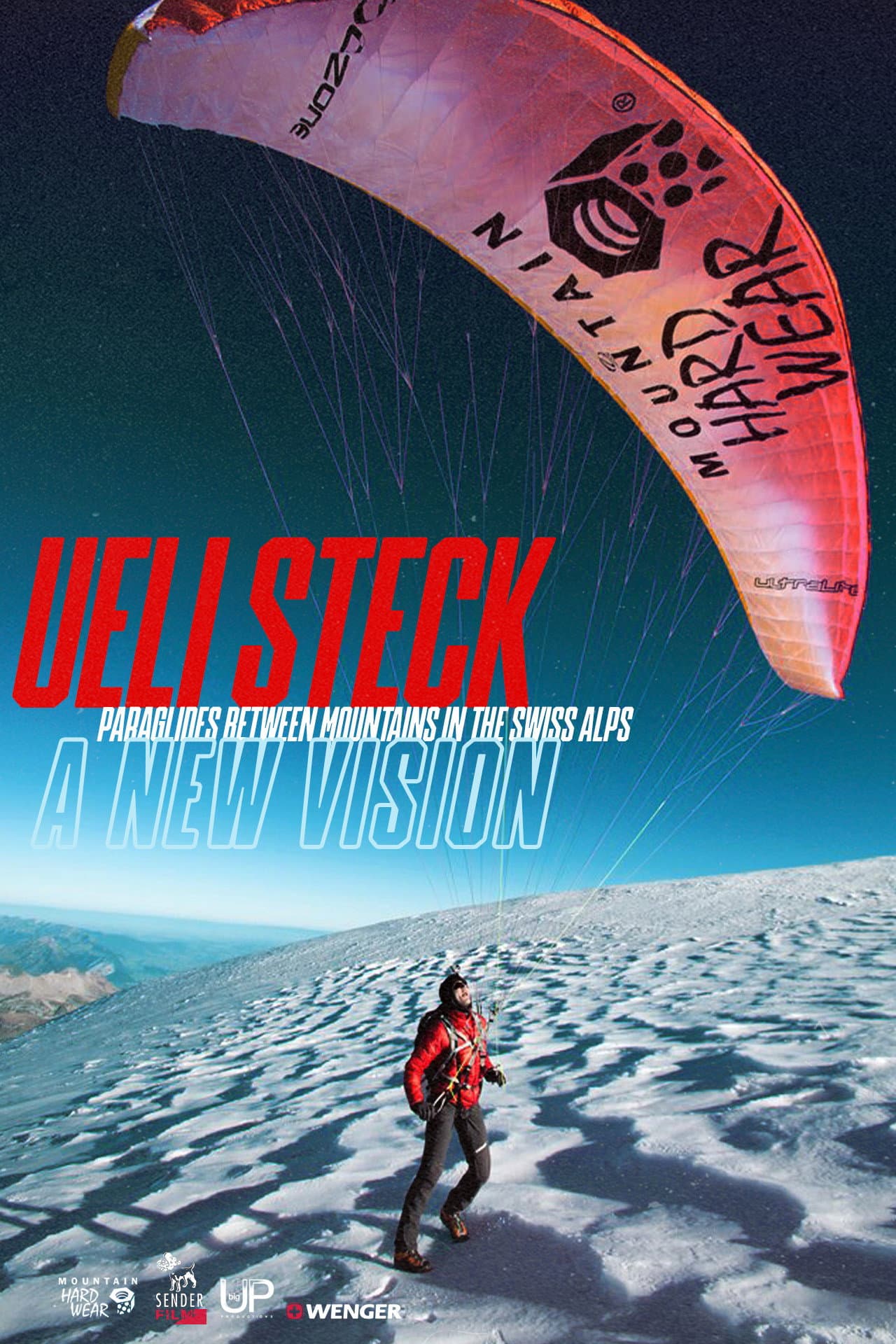 Ueli Steck - Paraglides Between Mountains In The Swiss Alps preview 2