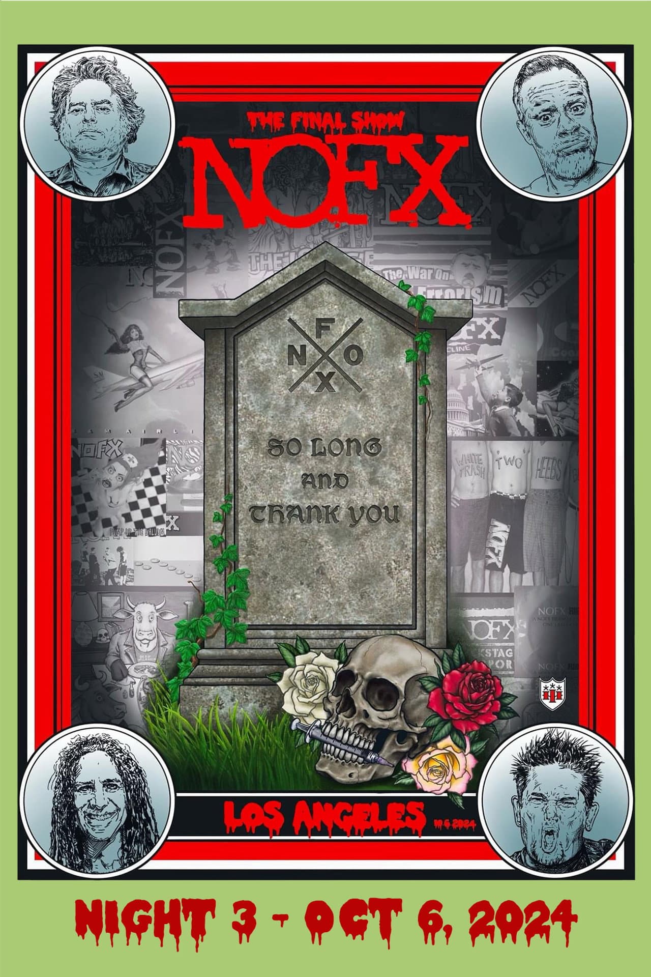 NOFX: The Final Show (Night 3) Oct 6, 2024 preview 2