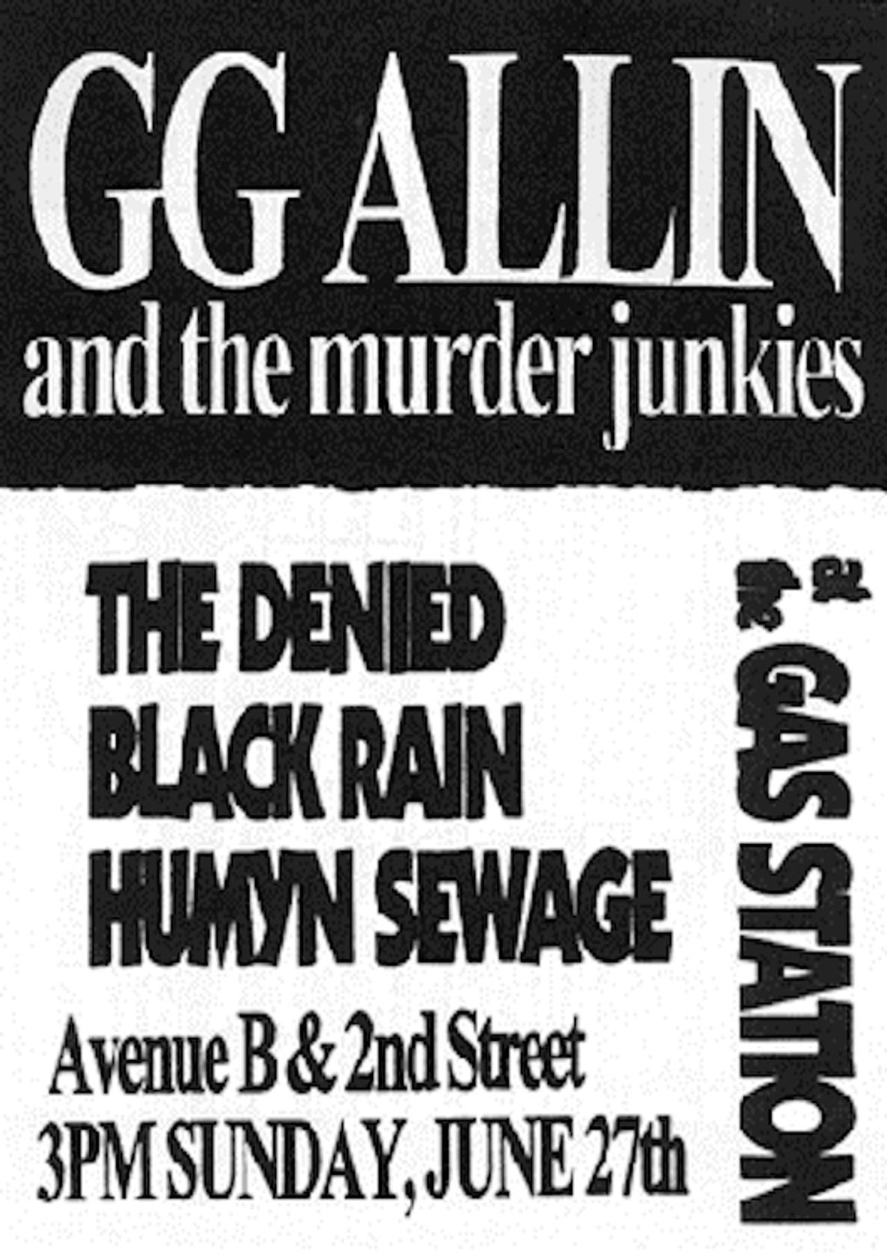 GG Allin: Live at the Gas Station preview 1