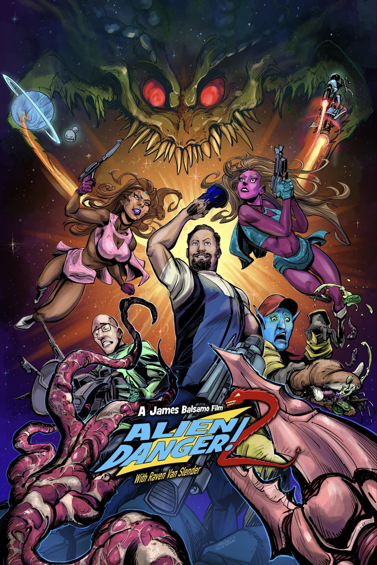 Alien Danger 2! With Raven Van Slender preview 1