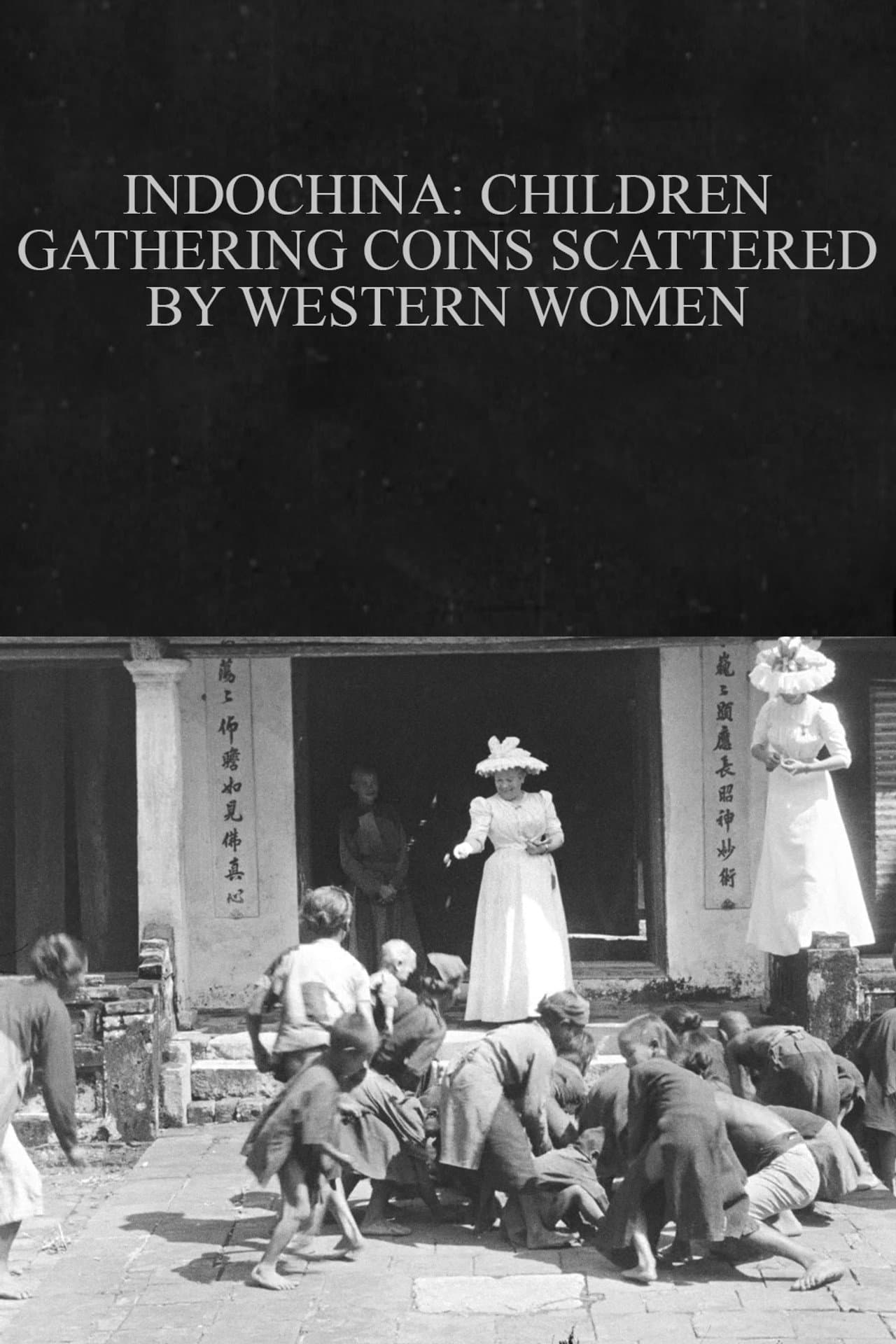 Indochina: Children Gathering Coins Scattered by Western Women preview 1