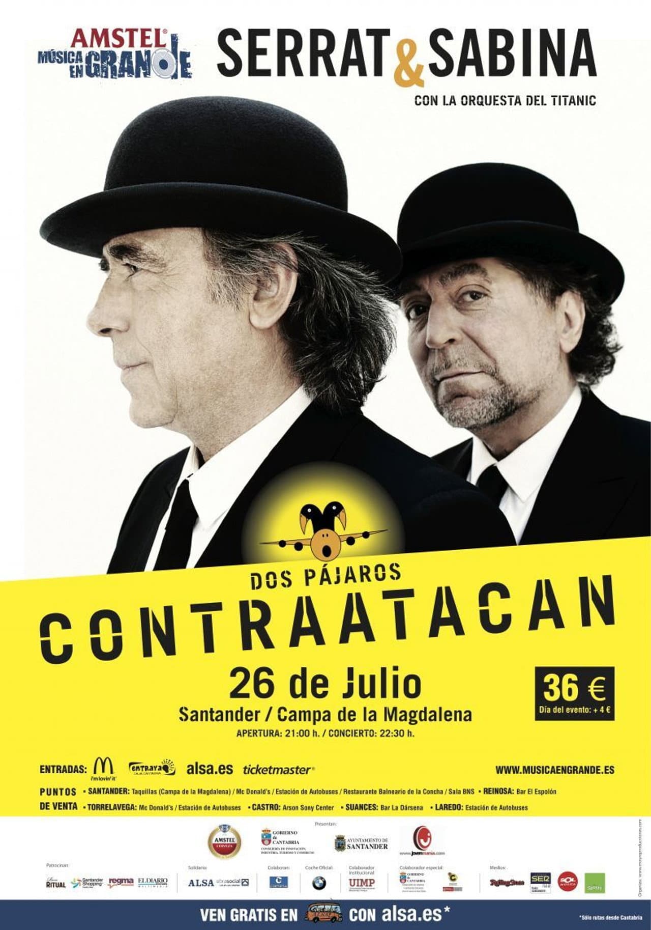 Serrat & Sabina: dos pájaros contraatacan preview 1