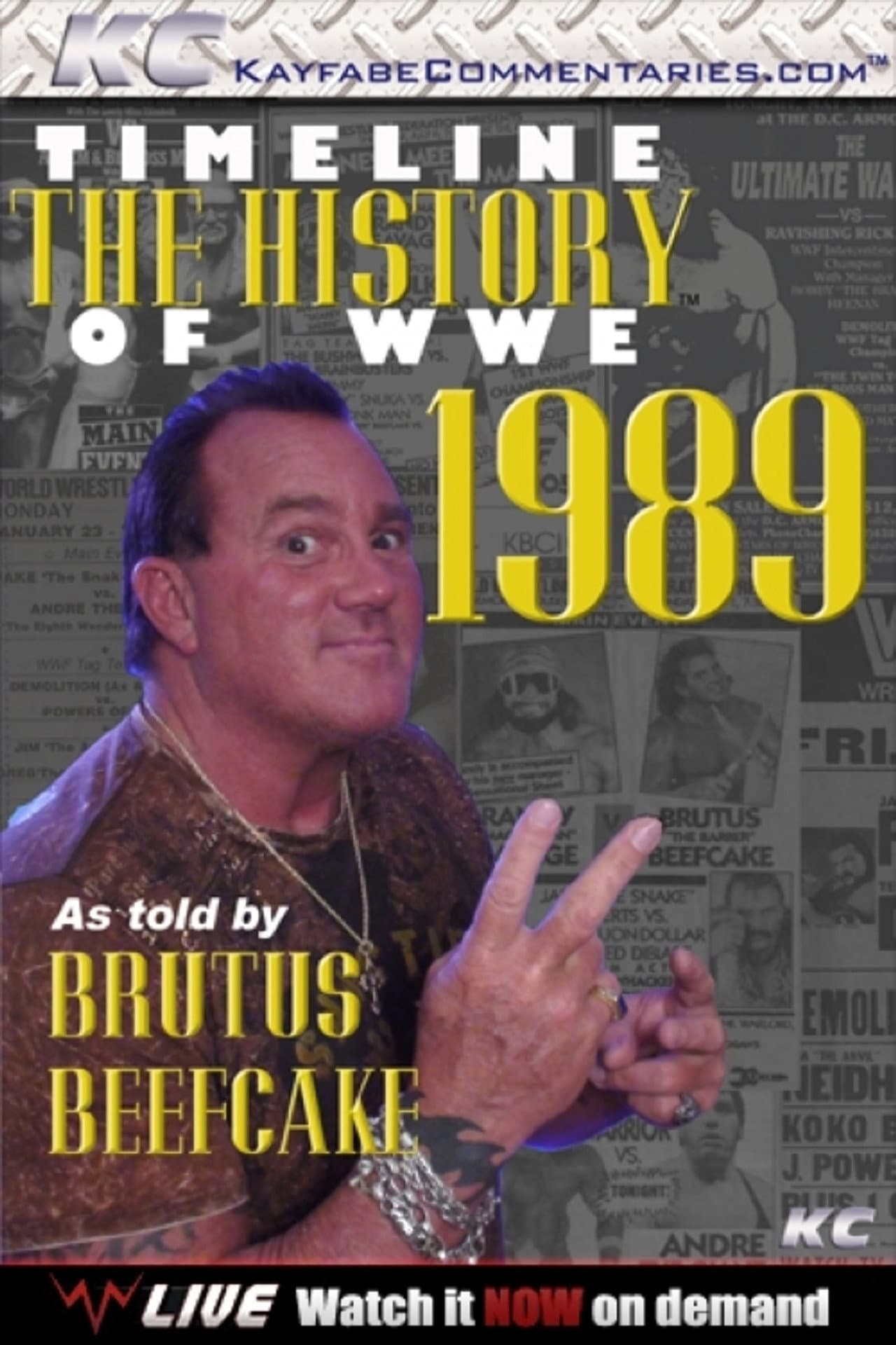 Timeline: The History of WWE – 1989 – As Told By Brutus Beefcake preview 1