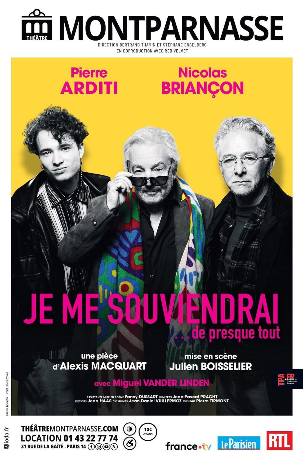 Je me souviendrai... de presque tout preview 2