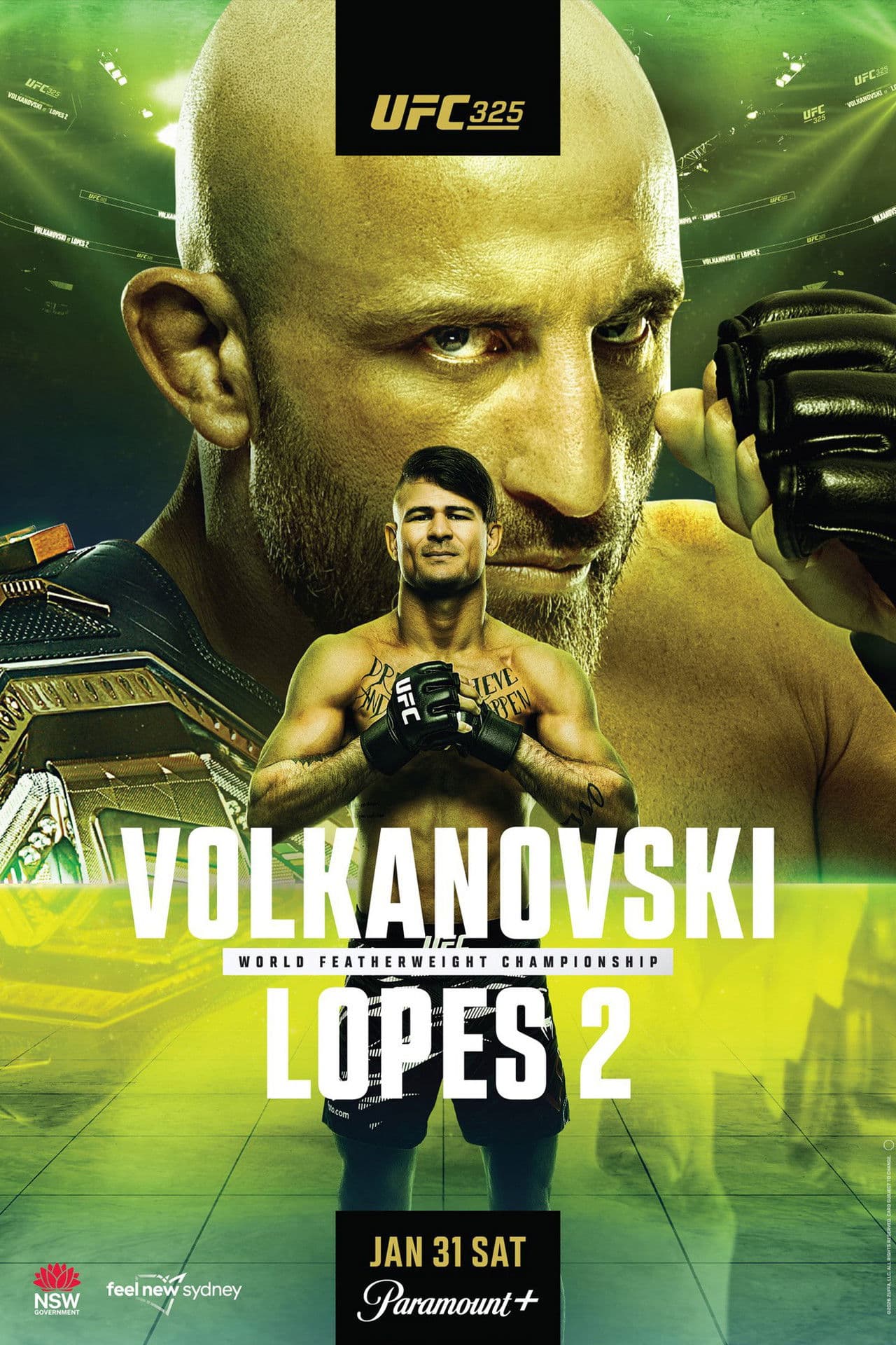 UFC 325: Volkanovski vs. Lopes 2 preview 2