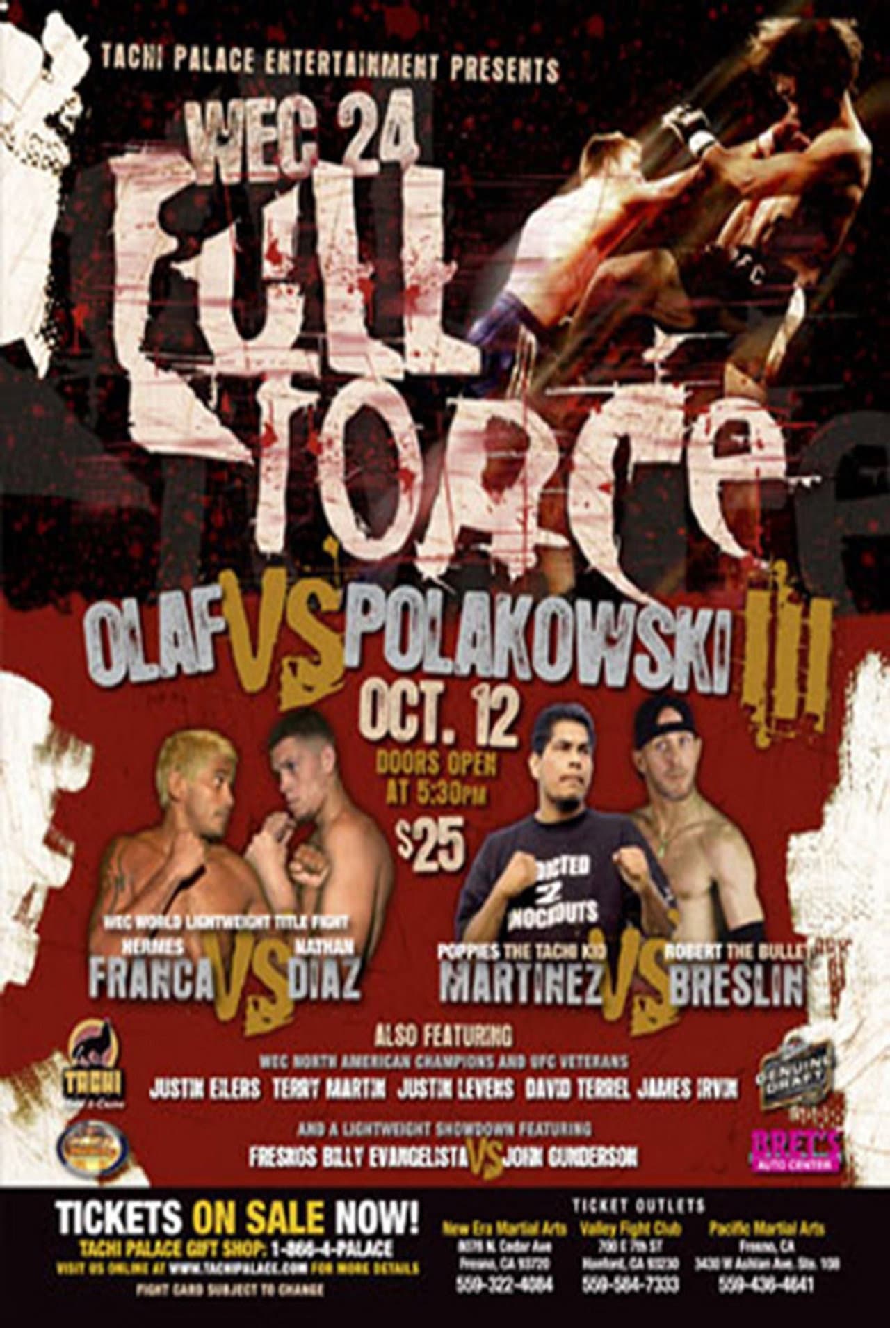 WEC 24: Full Force preview 1