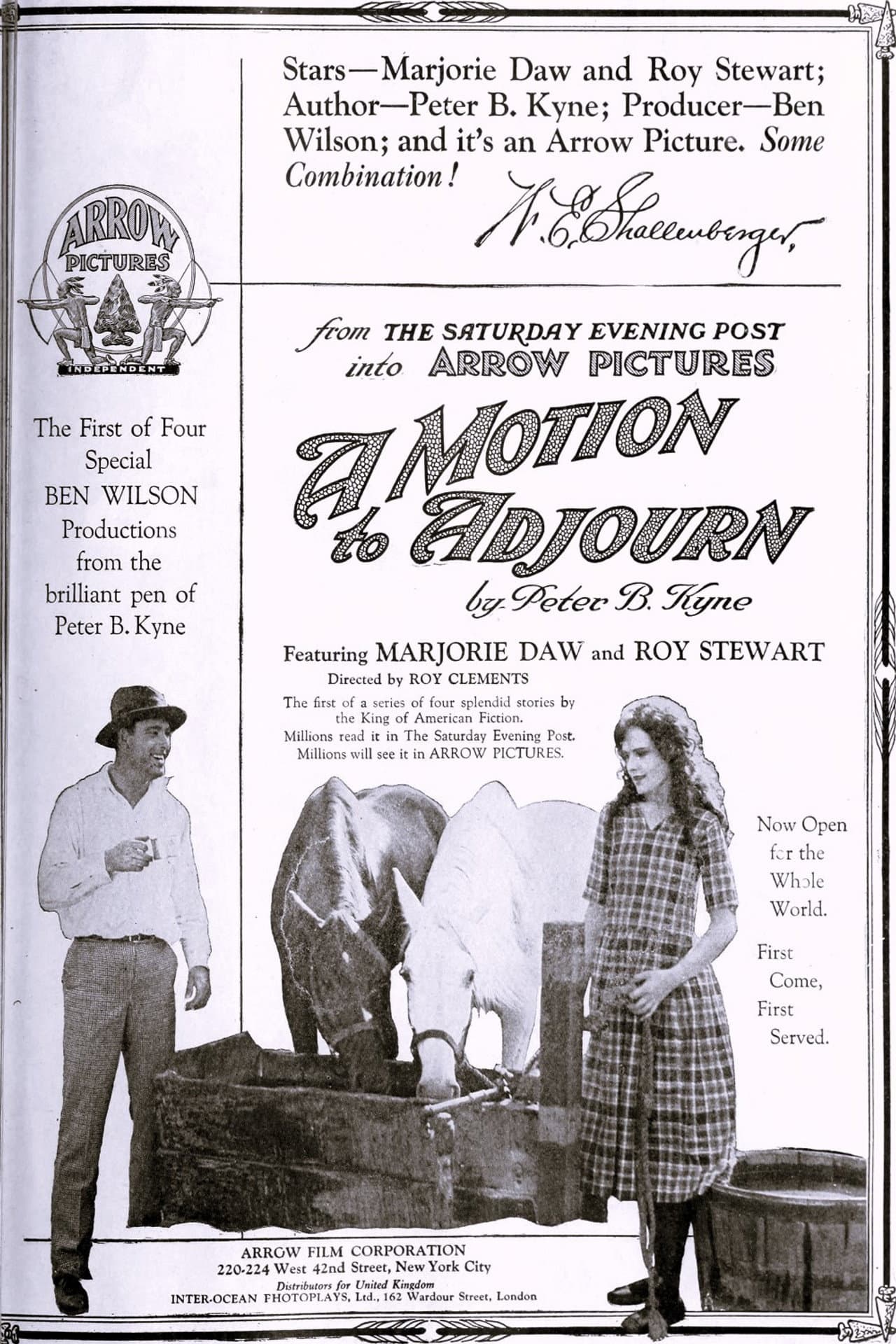 A Motion to Adjourn preview 1