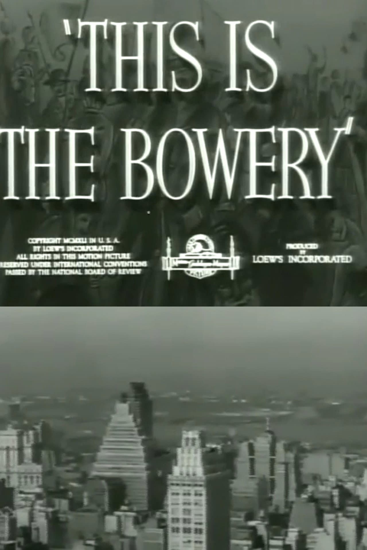 This Is the Bowery preview 1