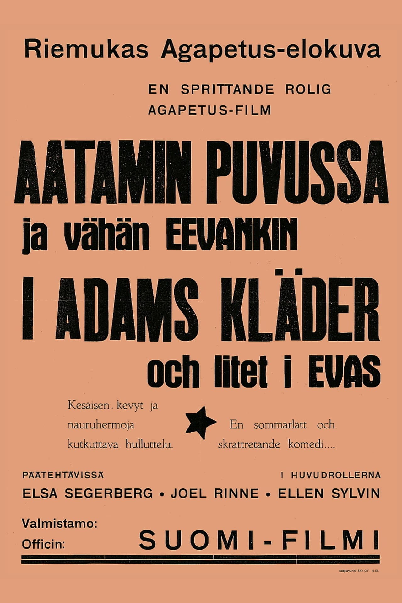 Aatamin puvussa ja vähän Eevankin preview 2