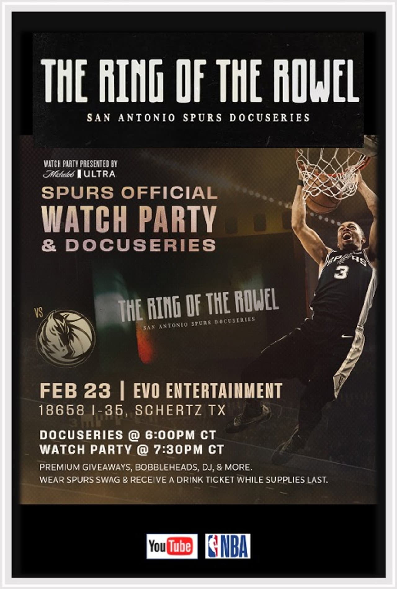 The Ring of the Rowel: San Antonio Spurs Docuseries preview 1