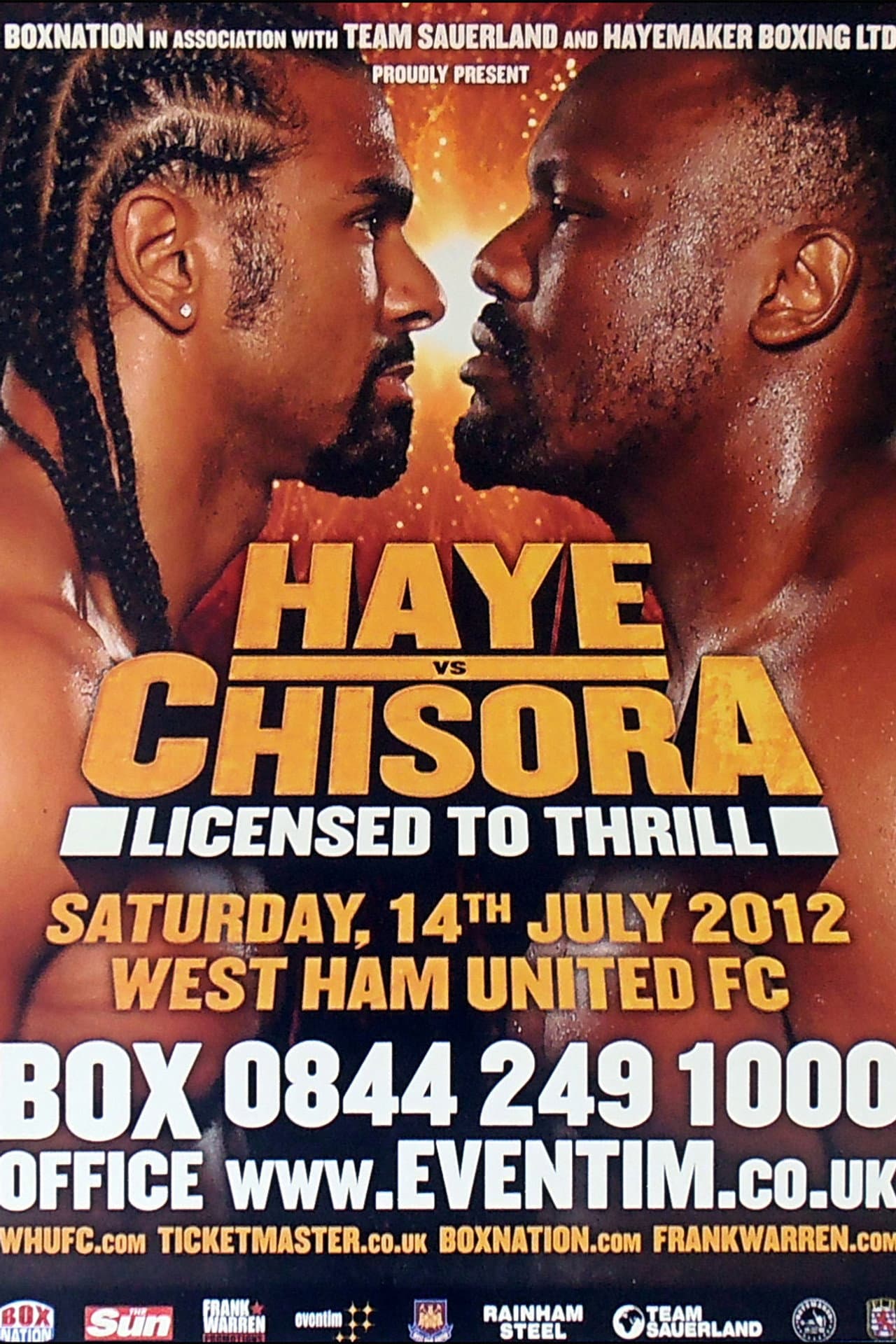 David Haye vs. Derek Chisora preview 2
