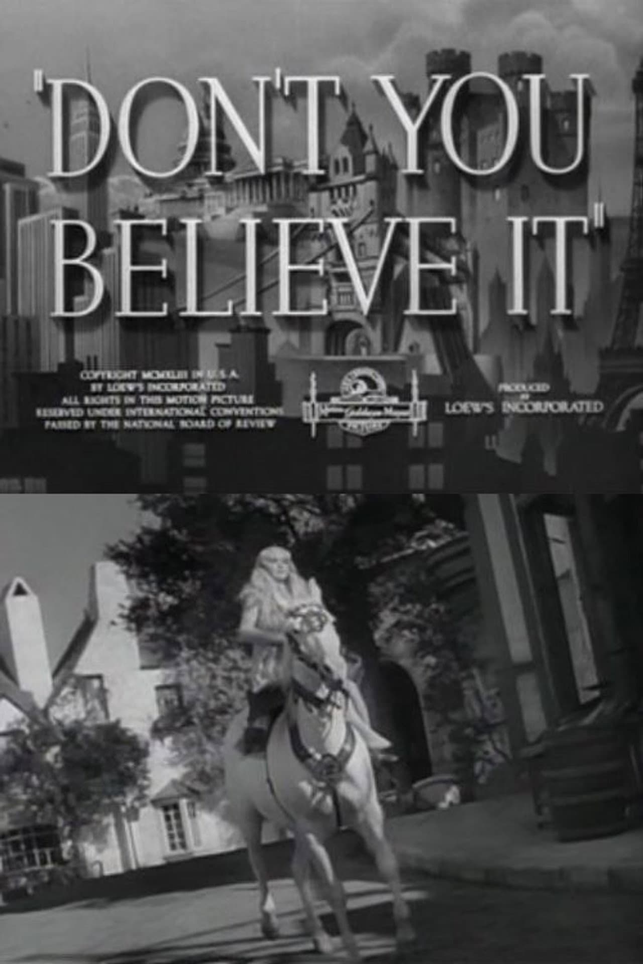 Don't You Believe It preview 1