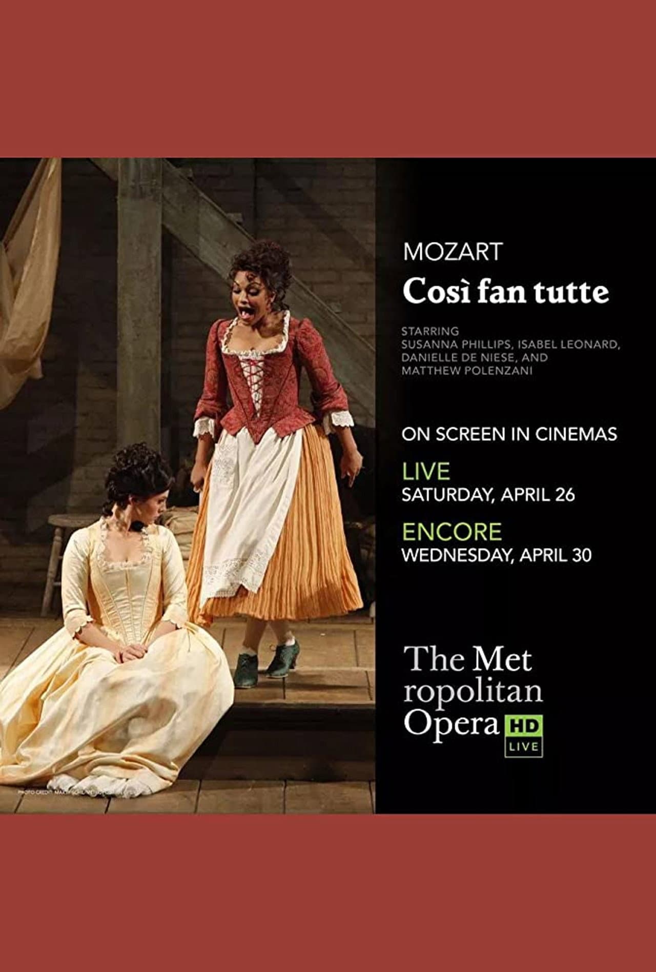 The Metropolitan Opera: Così Fan Tutte preview 2