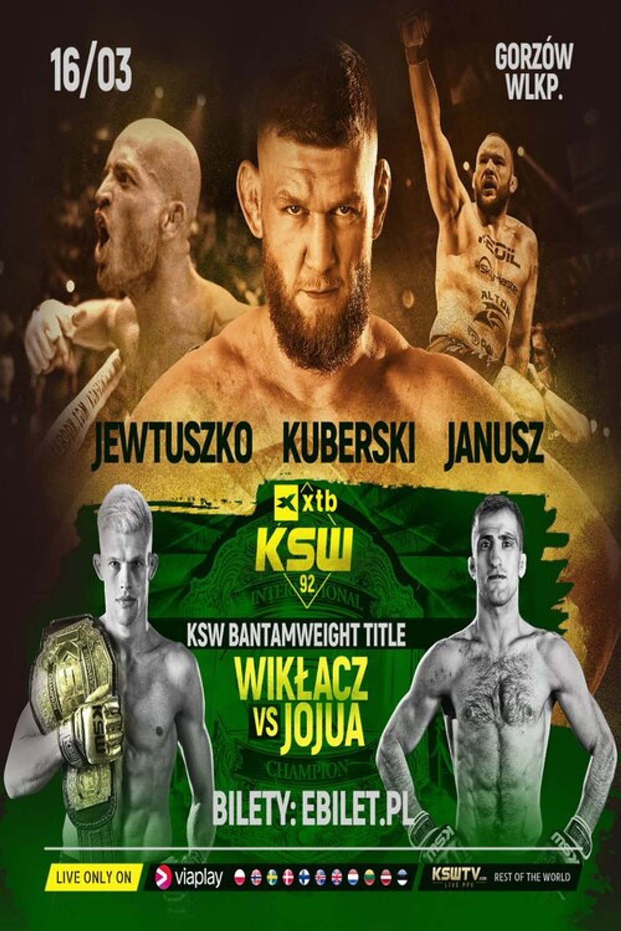 KSW 92: Wiklacz vs. Jojua preview 2