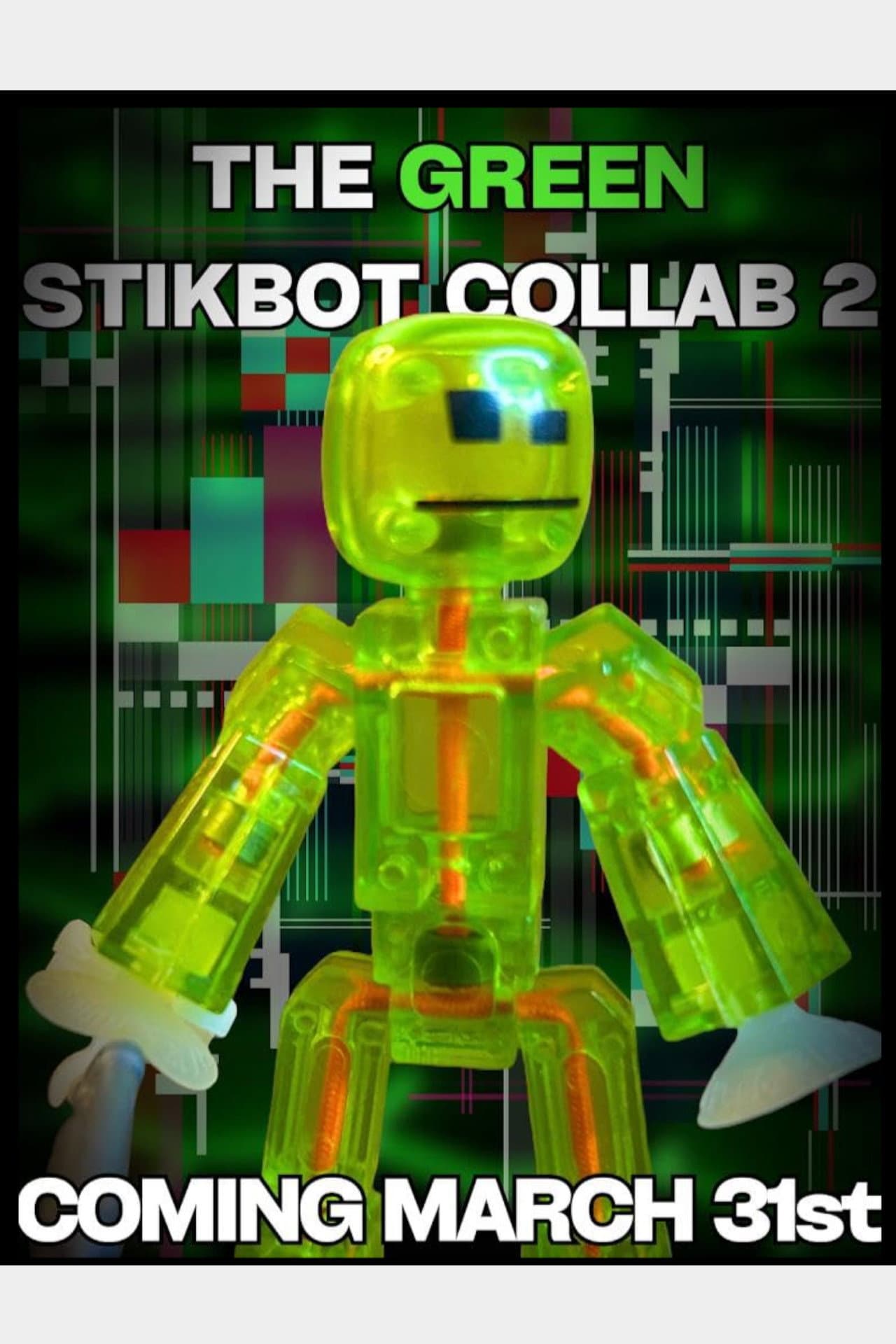 The Green Stikbot Collab 2 preview 1