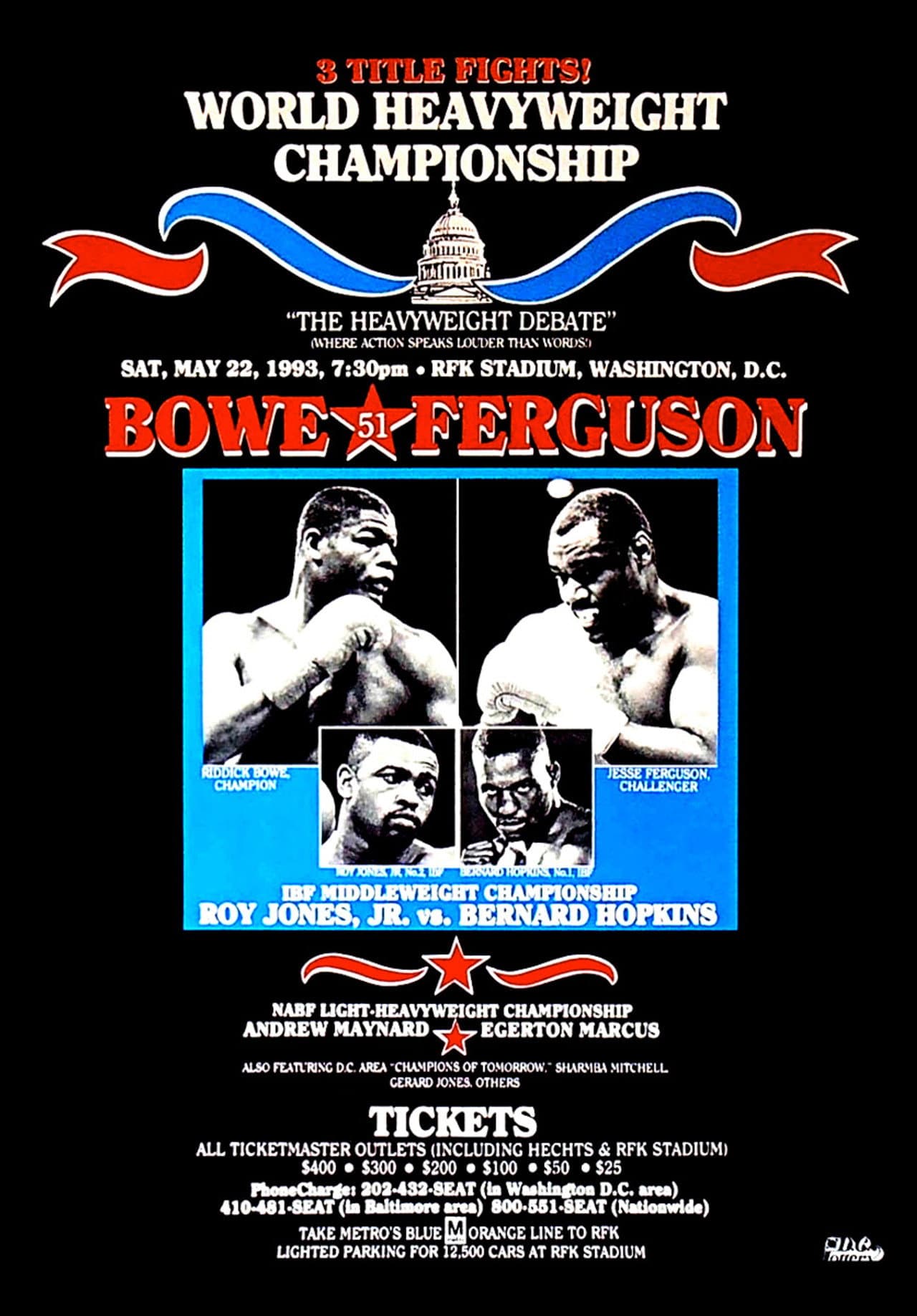Riddick Bowe vs. Jesse Ferguson preview 1