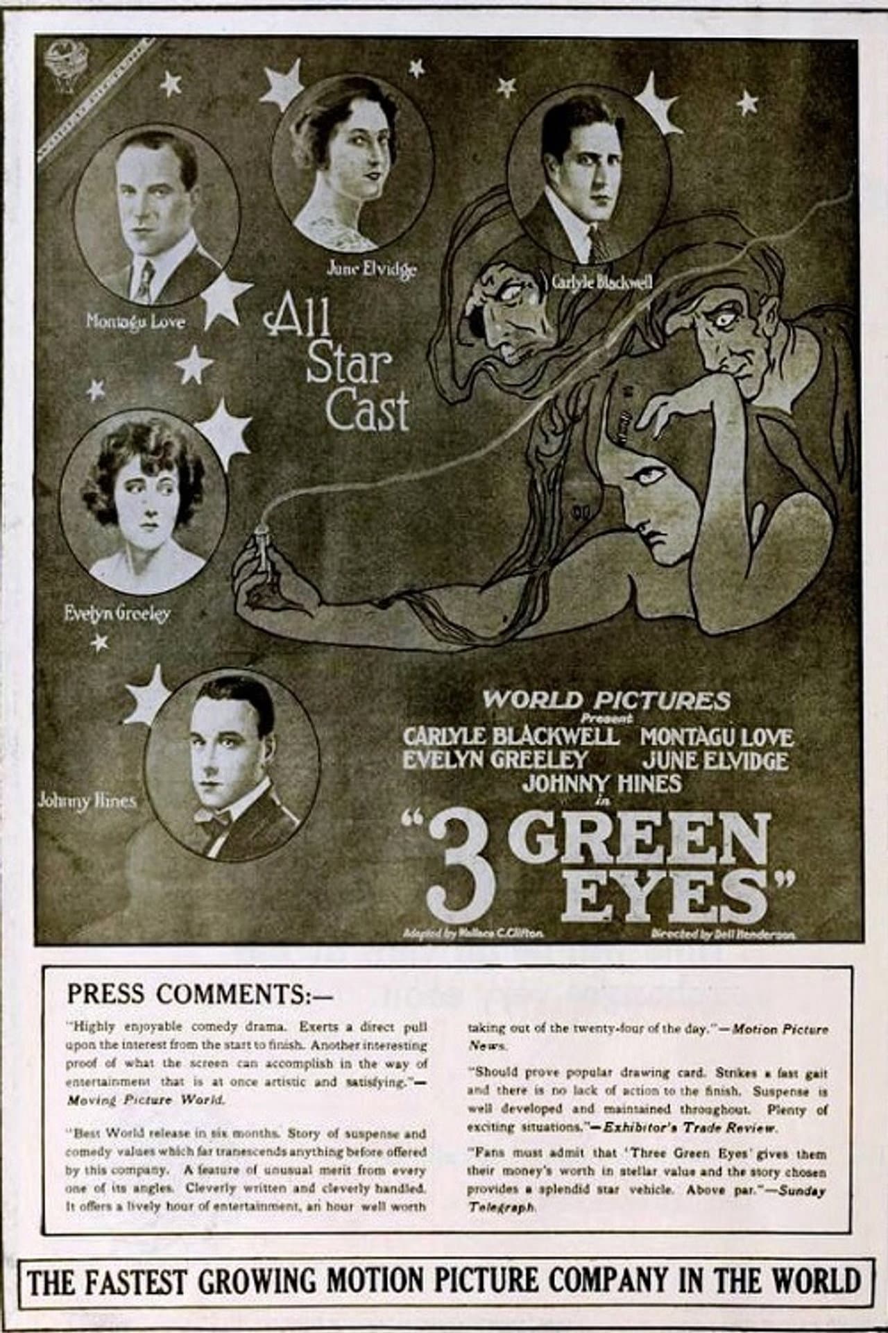 Three Green Eyes preview 1