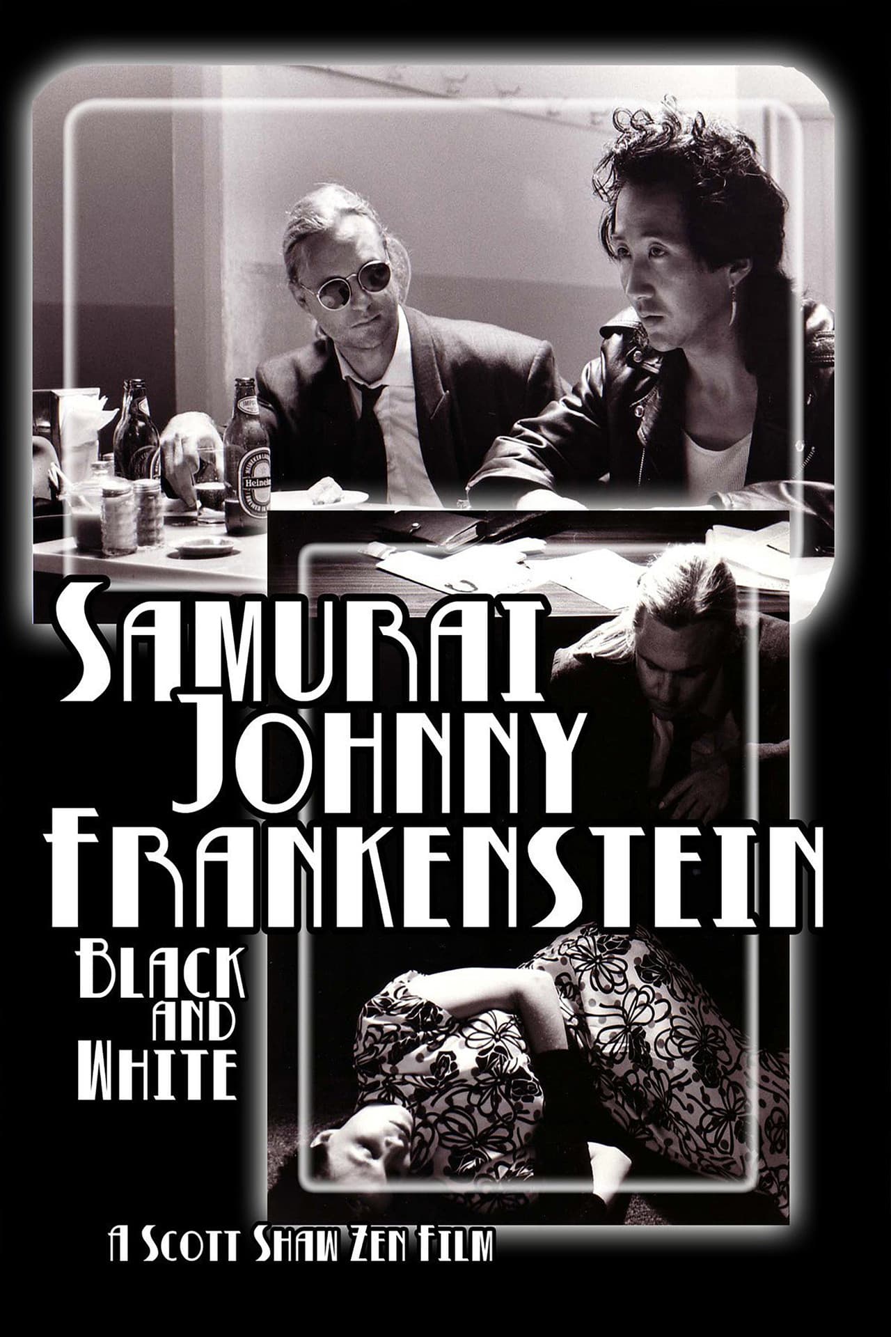 Samurai Johnny Frankenstein Black and White preview 1