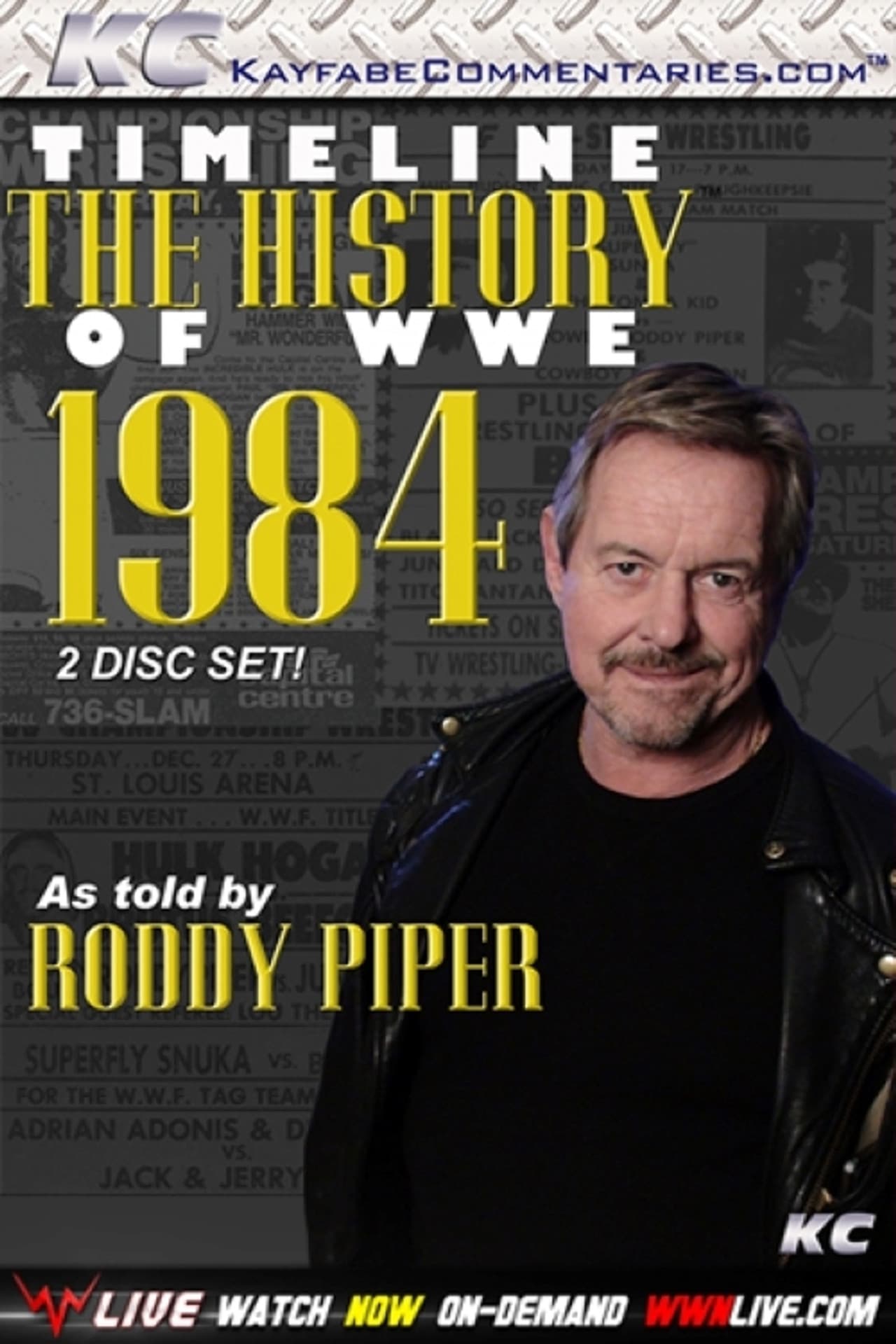 Timeline: The History of WWE – 1984 – As Told By Roddy Piper preview 1