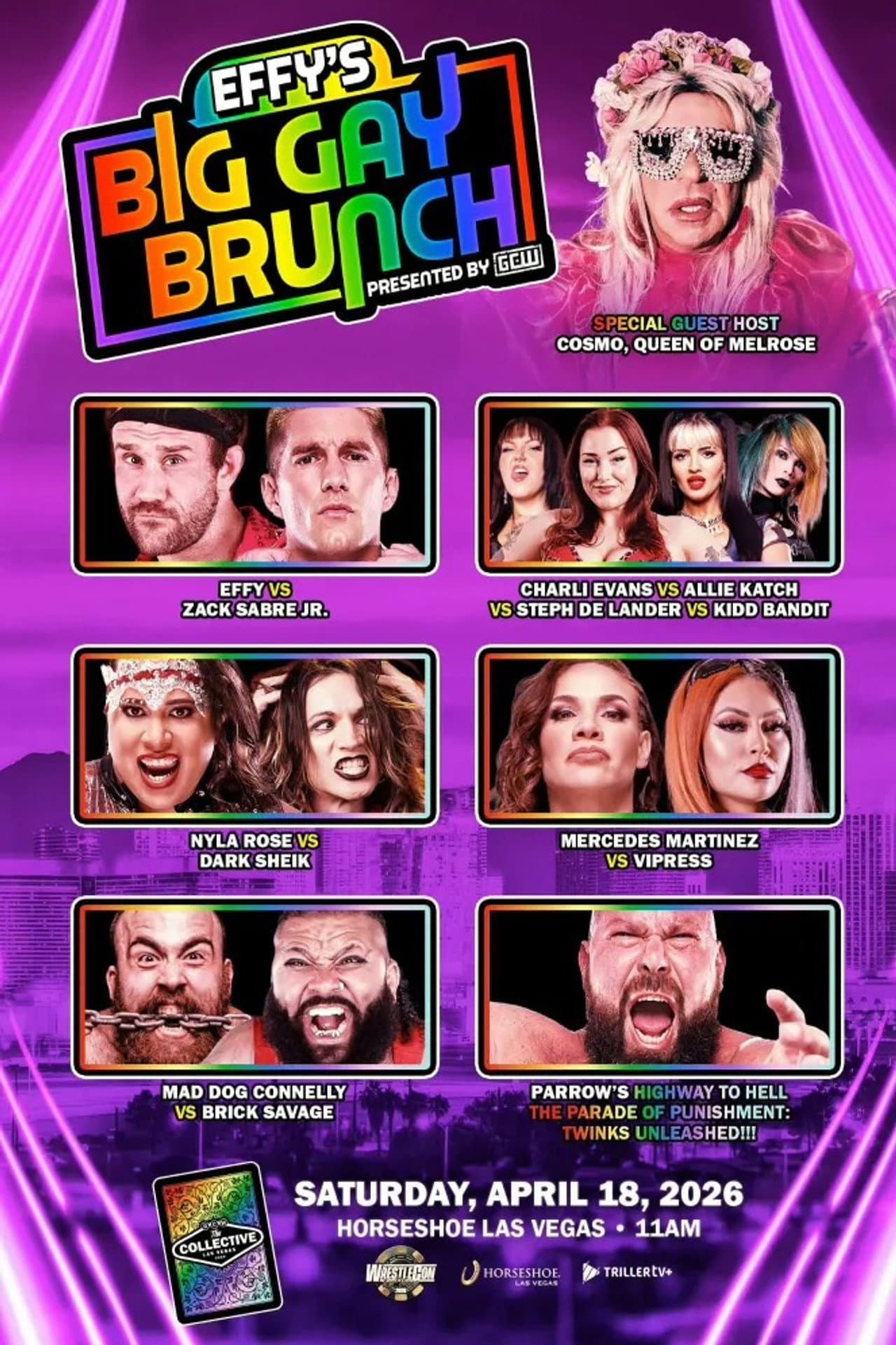 GCW: Effy's Big Gay Brunch 11 preview 2