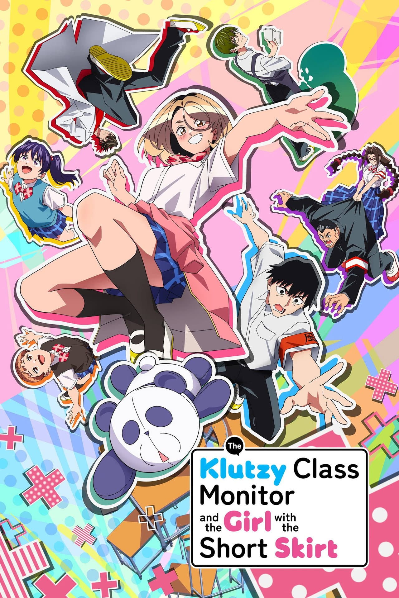 The Klutzy Class Monitor and the Girl with the Short Skirt preview 2