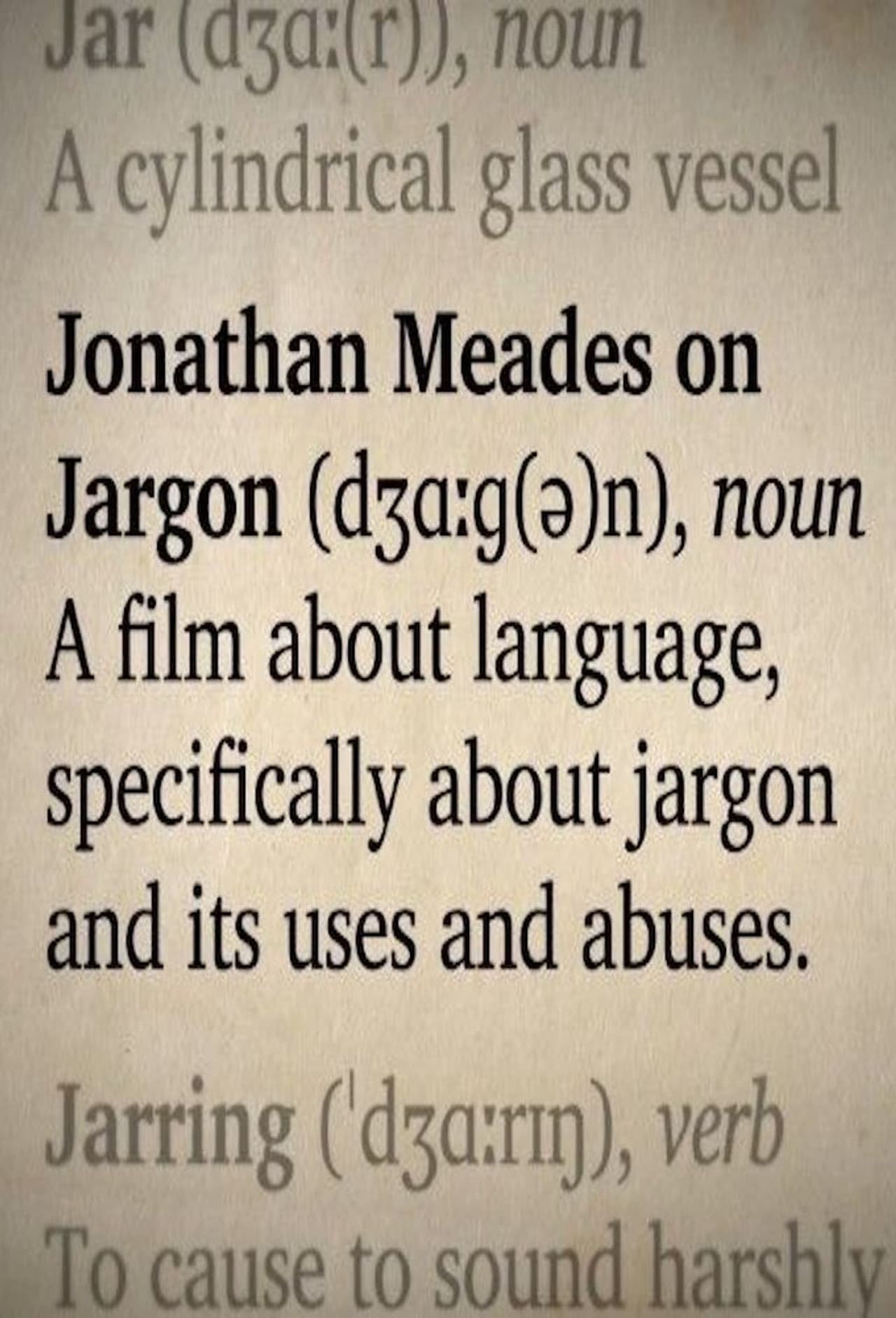 Jonathan Meades on Jargon preview 2